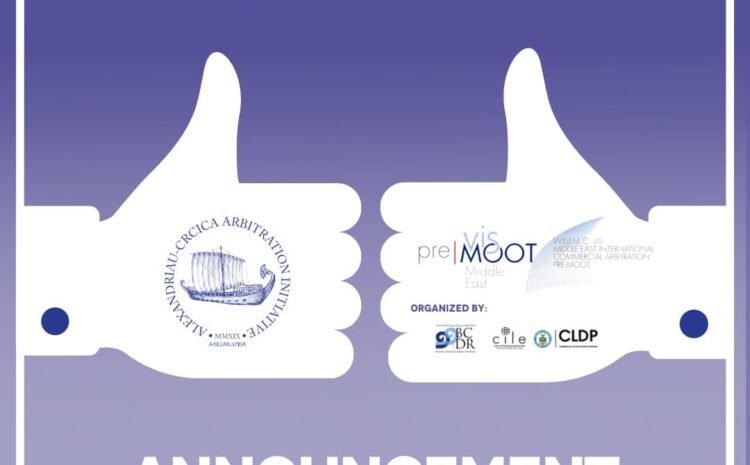  Partnership with the MENA Pre-Moot